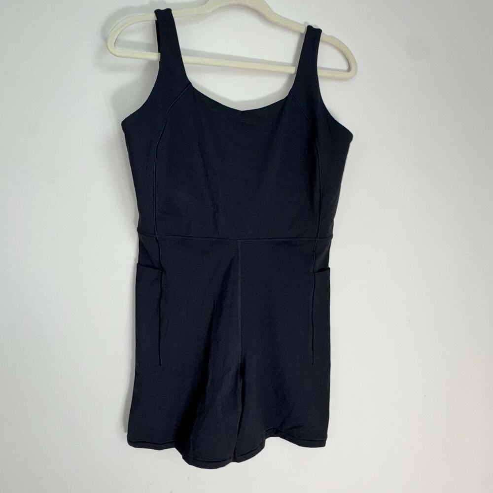 NEW Women's Large Calia Inspire Black Short Bodysuit Shelf Bra Breathable upf50 - Picture 2 of 12
